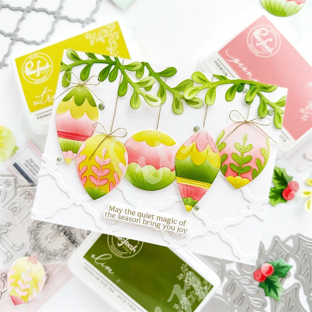 인터레이스드 콰트르 포일 프레스 플레이트 및 커팅 다이 스크랩북킹 새로운 금속 컷 다이 공예 용품 제작용