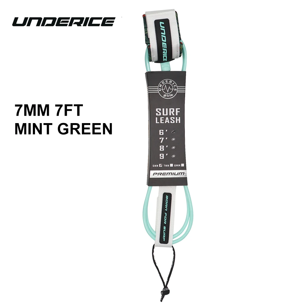 Premium Surfboard Leash: Durable TPU, Stainless Swivels,