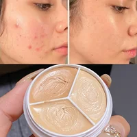 Mousse Concealer Palette Coverage Dark Eye Circles Matte Highlight Brightens Skin Tone Face Moisturizing Concealing Cream 2