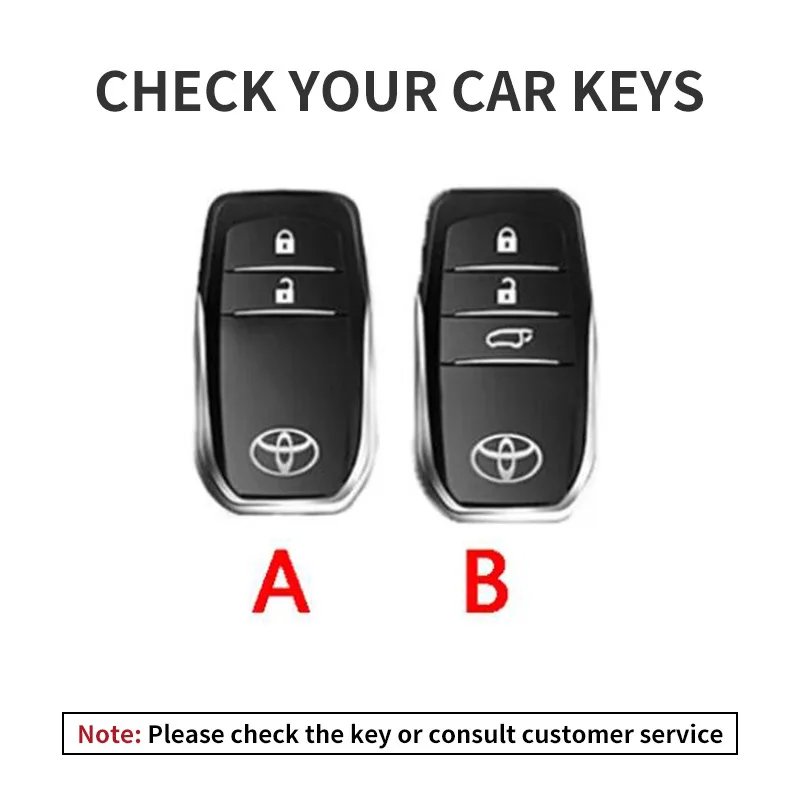 TPU Car Remote Key Case Cover Shell For Toyota Land Cruiser 300 Prado Crown TLK 200 Yaris Cross Hilux Innova Fortuner Camry 55