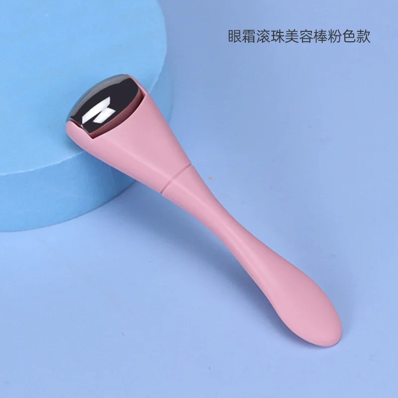 Stainless Steel Double Head Ice Roller Eye Cream Stick Dual-Use Eye Cream Spoon Face Ice Dressing Beauty Stick Face Massager