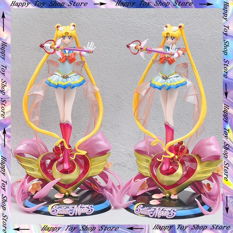 Tsukino Usagi Princesa Garota Serenidade Estatueta, Anime Figura Sailor Moon, Decoração De Mesa, Modelo De Coleção, Boneca Estátua, Presente De Brinquedo