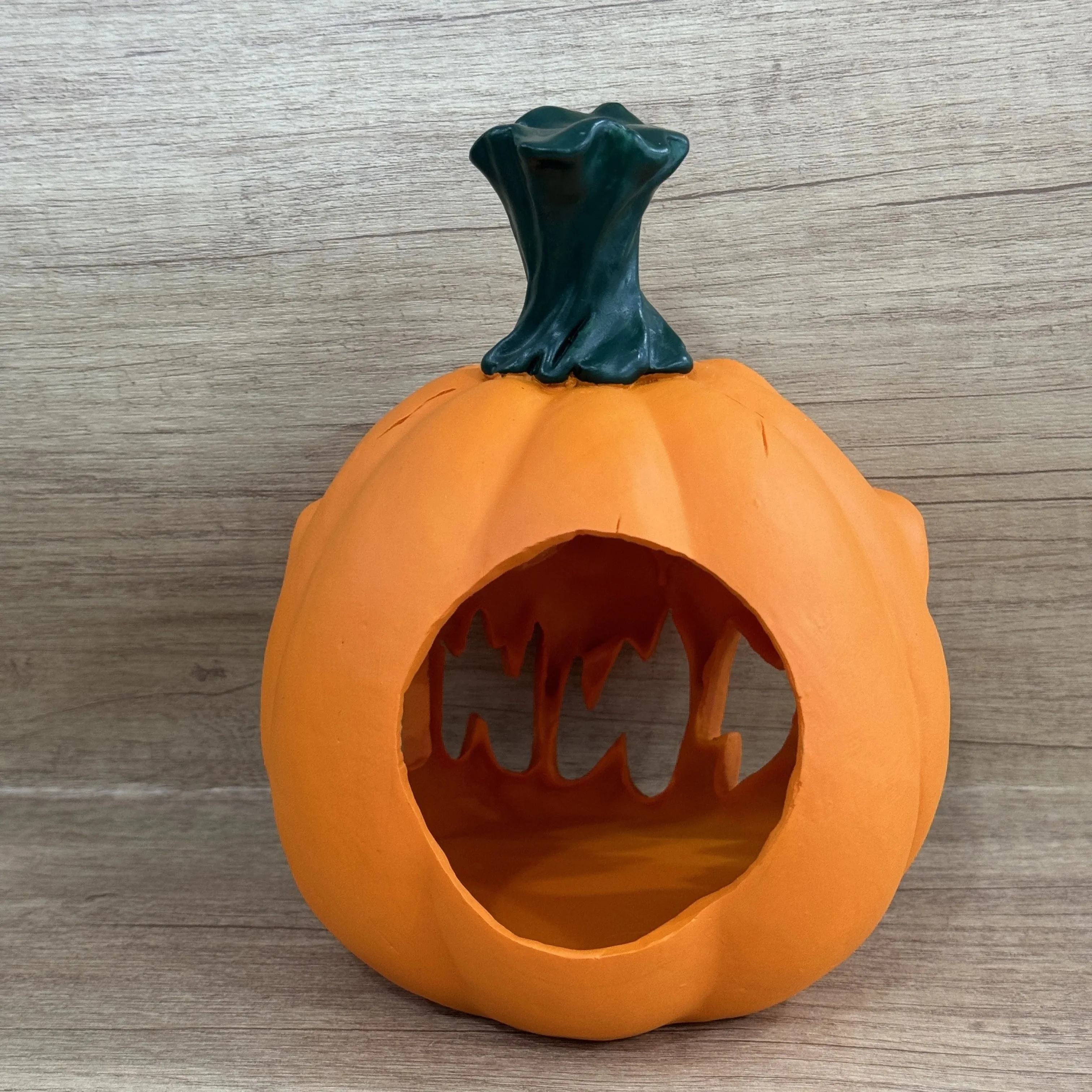 Pumpkin resin decoration tabletop display