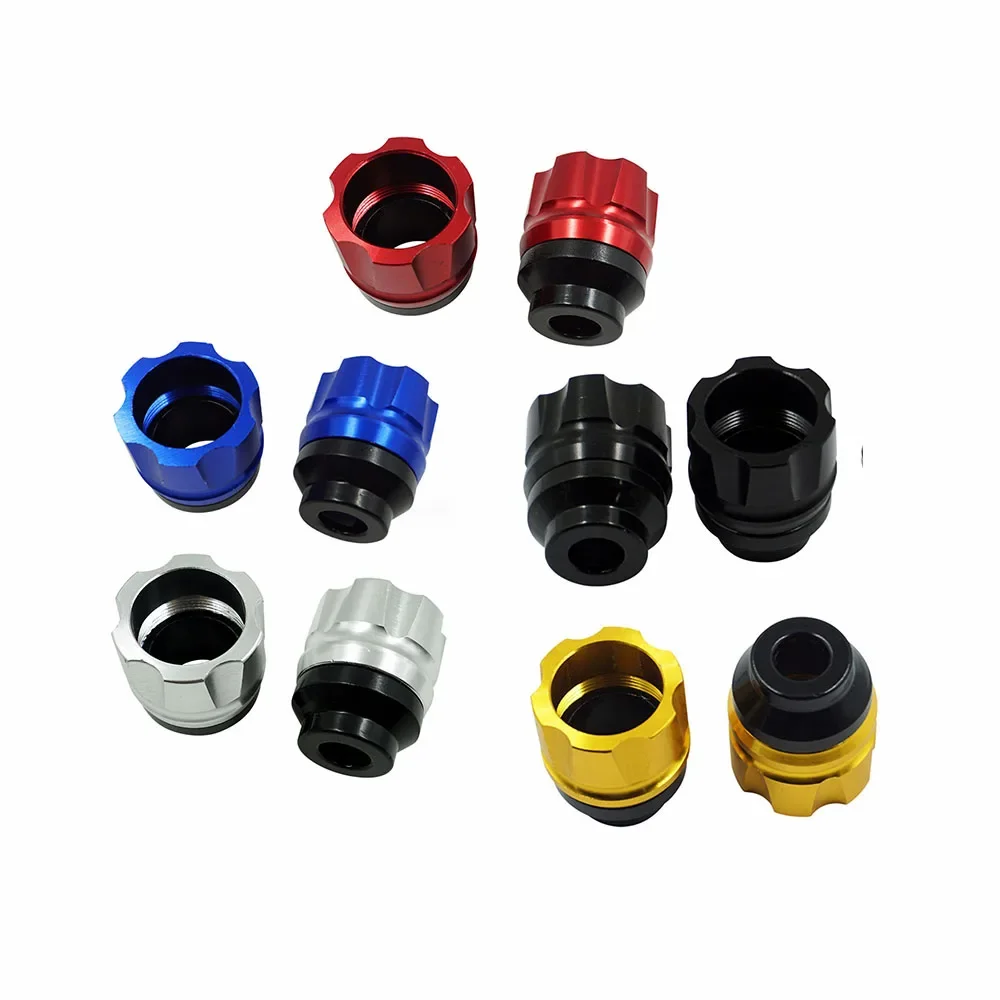

Motorcycle Front Fork Anti-fall Cups Universal Aluminum Alloy Anti-collision Shock-absorbing Front Fork Cups Motorcycle Parts