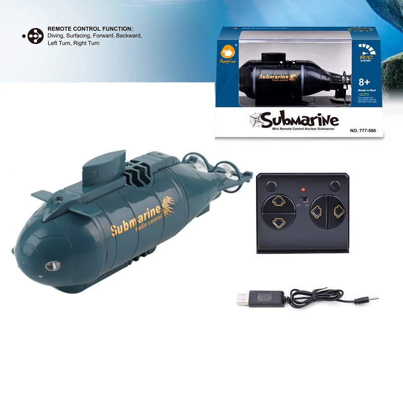 6 ערוץ מיני rc צוללות שלט רחוק סירה צעצוע עמיד למים עבור מתנות טנק דגים לילדים שנה חדשה בחוץ