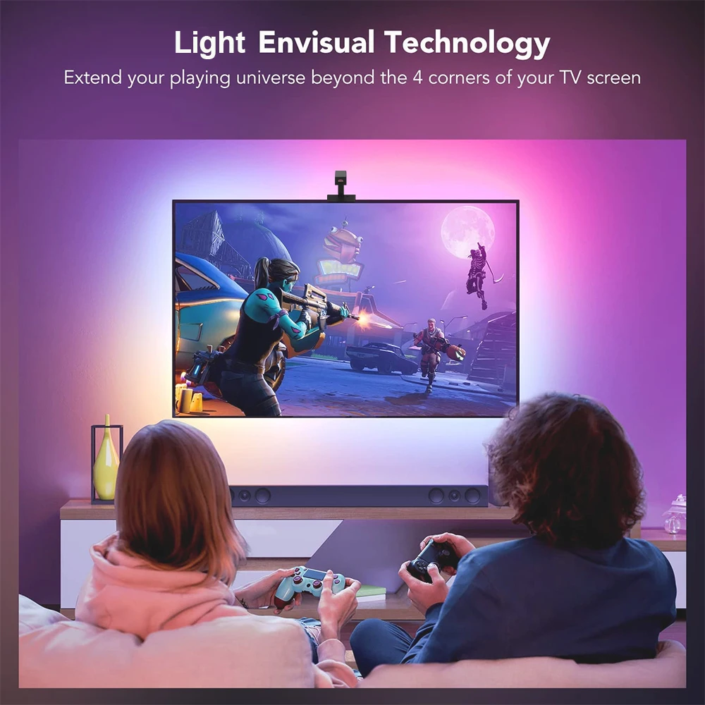 Govee TV LED Backlight T2 with Dual Cameras 55-65 Inch TV - NEW