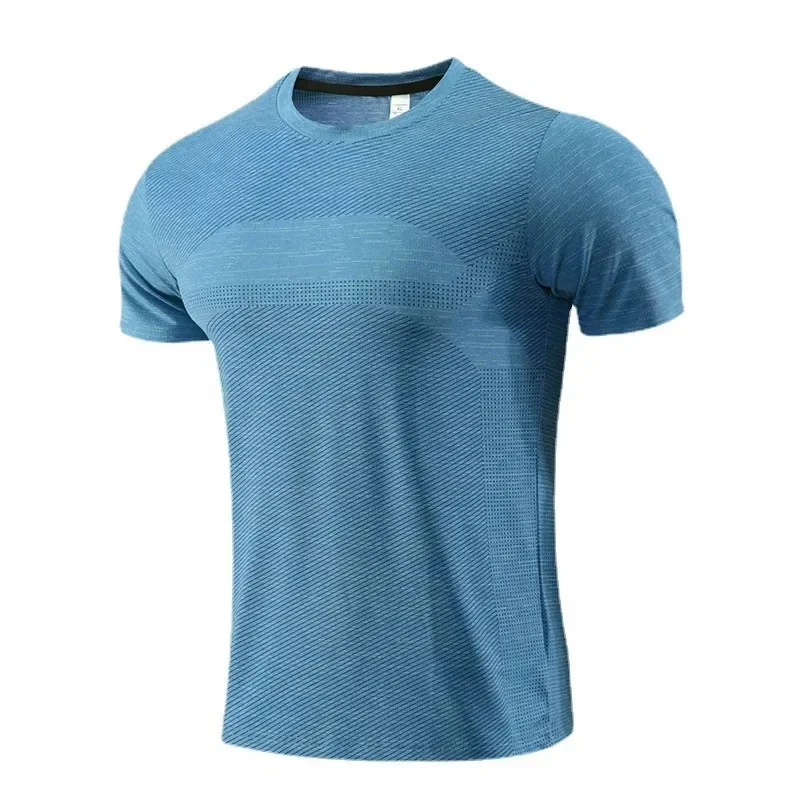 Lemon Men Quick Dry Short Sleeve Sport T Shirt Gym Jerseys Fitness Shirt Trainer Running T-Shirt Men's Breathable Sportswear