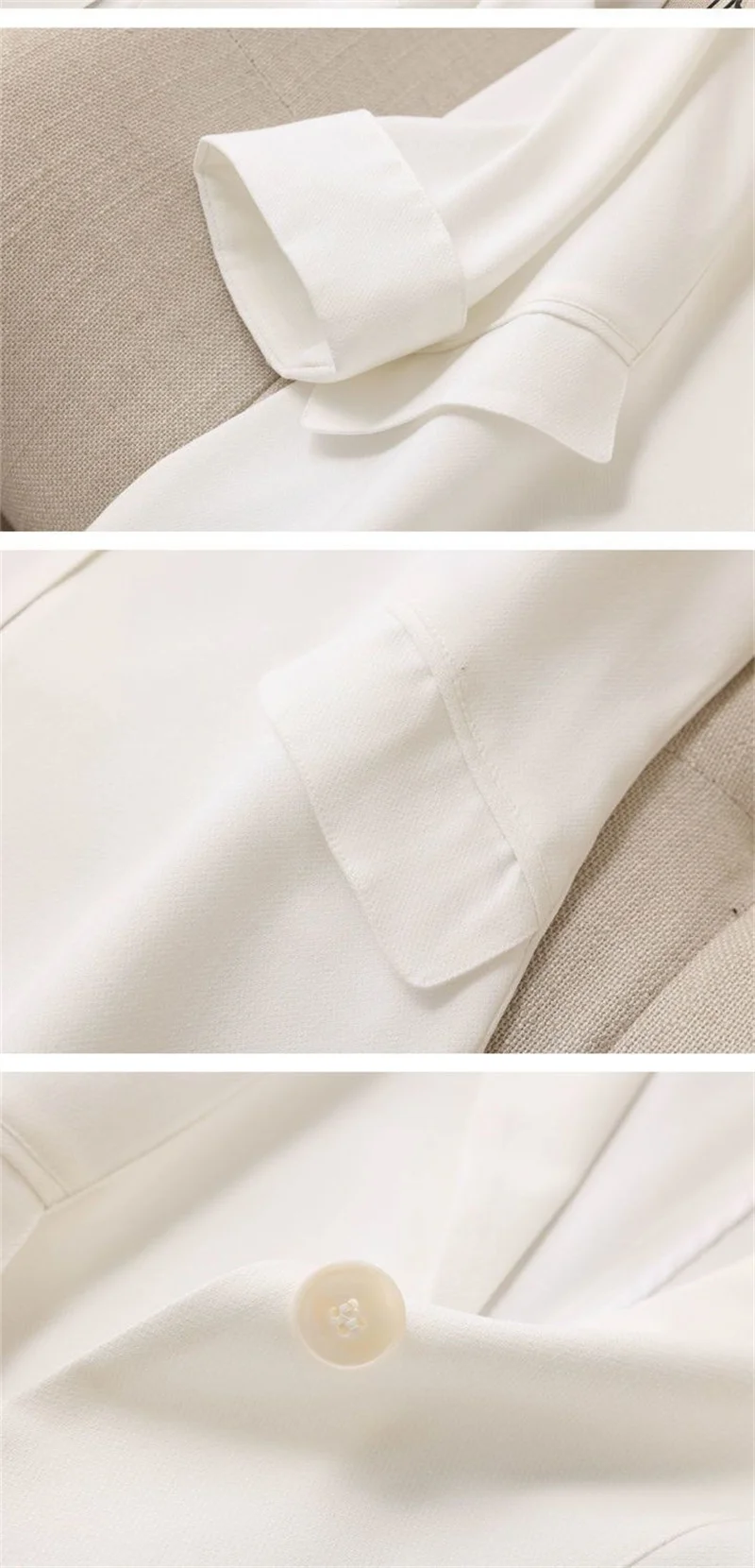 Spring Summer Women Seven Points Sleeve Small Suit Coat Korean Female Solid Color Blazer Jacket Ladies New Leisure Fashion Tops