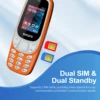 MKTEL 3310-1 Feature Phone 1.77inch 800mAh Battery Display Dual SIM Dual Standby MP3/MP4/FM/Radio Torch Senior Phone 5
