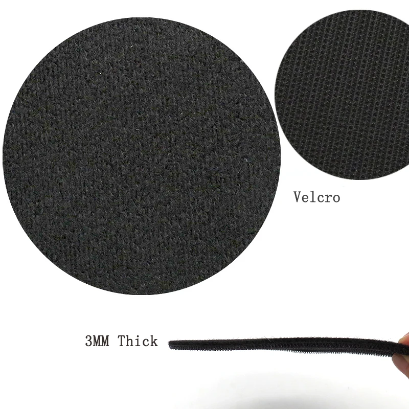 5 Zoll (125 mm) Klettverschluss-Schutzpad, 3 mm ultradünne Puffer-Scheibe zum Oberflächenpolieren und Schleifen – Detail 13