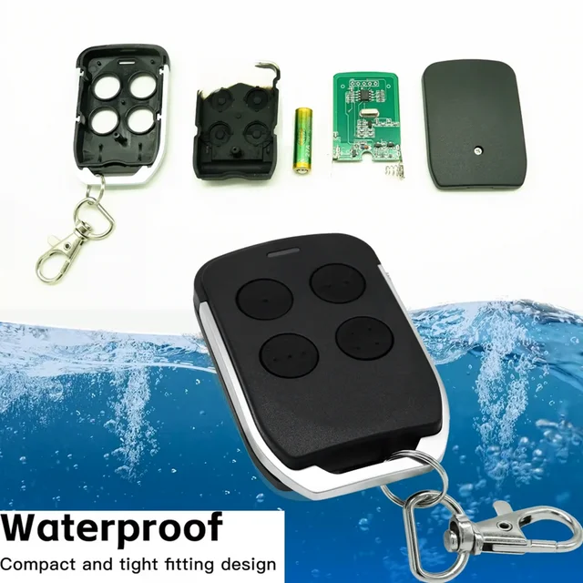 Remote Control Transmitter for Automatic Door Opener Hardware Keychain Integrated Secure Door Controller 3