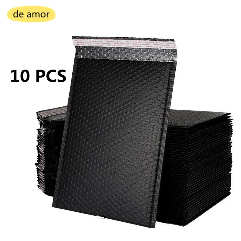 10pcs Bubble Mailer bag Packaging express delivery shipping White lined Poly Self Seal Padded Envelope Gift box f small business