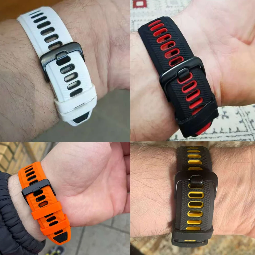 Premium Rubber Sports Watch Band – Versatile Replacement Strap