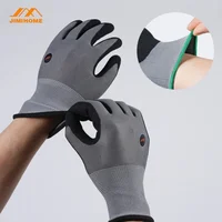 JIMIHOME Gardening Gloves Rose Pruning Proof Gloves Breathable Rubber Coated Gloves for Digging Planting Garden Tools 1
