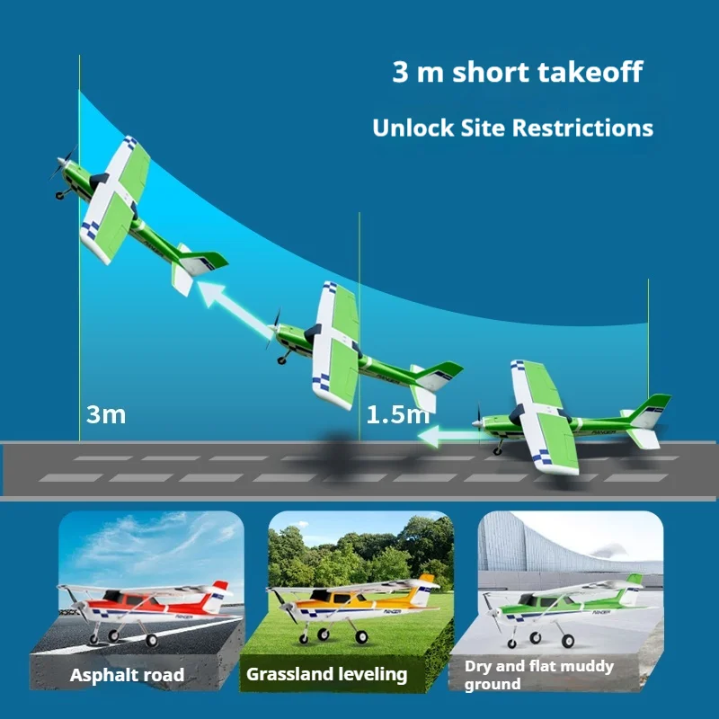 Electric Remote Control Fixed Wing Aircraft Model