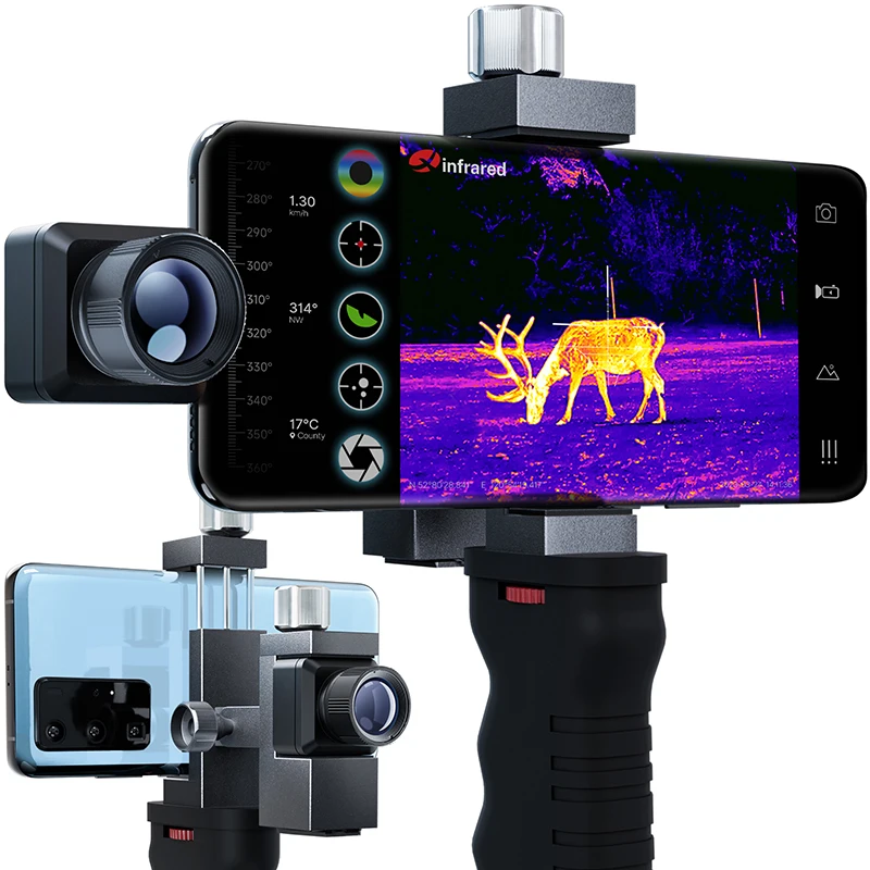 Inray T2 Pro Termocamera Telecamera Da Caccia Ricerca Esterna Android Ios Visione Notturna A Infrarossi Telefono Cellulare Termico A Infrarossi