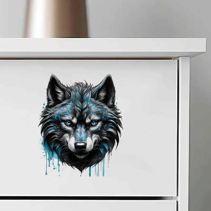 Angry wolf Wall Sticker Removable Home Decoration Decals for Bedroom Kitchen Living Room Walls Decor S249 wall stickers self adhesive stickers