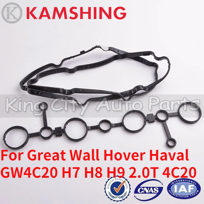 CAPQX For Great Wall Hover Haval GW4C20 H7 H8 H9 2.0T 4C20 Car Engine Cylinder Head Valve Cover Sealing seal ring Gasket Seal