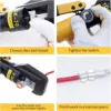 4—70mm² Hydraulic Crimping Tool YQK-70 Pressure 5-8T Household Hydraulic Pliers DIY Cable Terminal Crimping Pliers 4