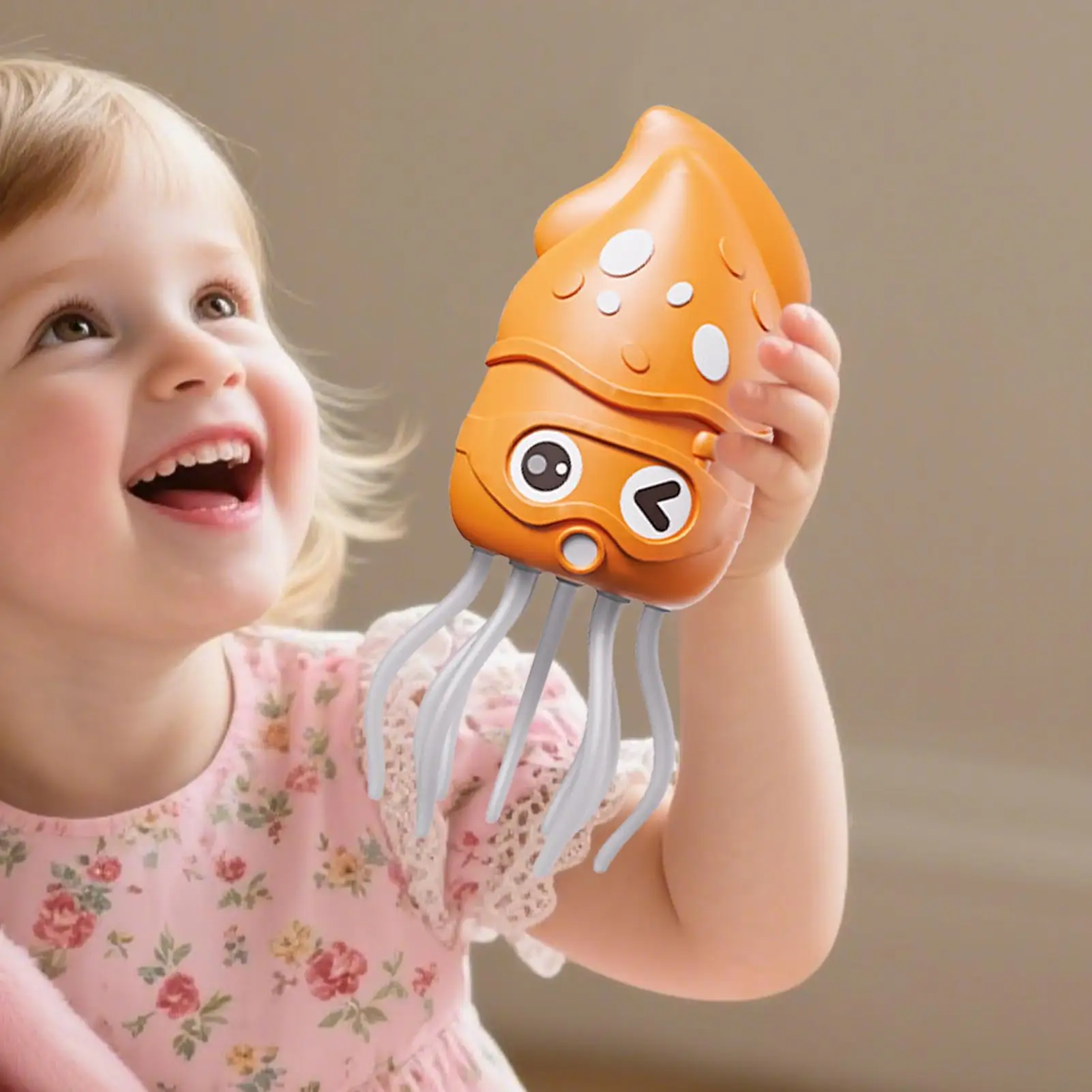 전기 춤추는 문어 장난감, 조명과 음악이 있는 움직이는 로봇 문어 장난감, 3세 남자아이 생일 선물 학습 활동