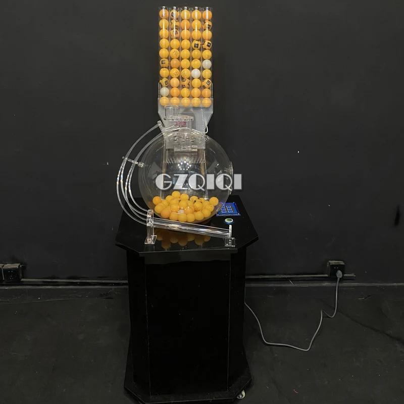 Black air blown lottery machine for lotto games P400
