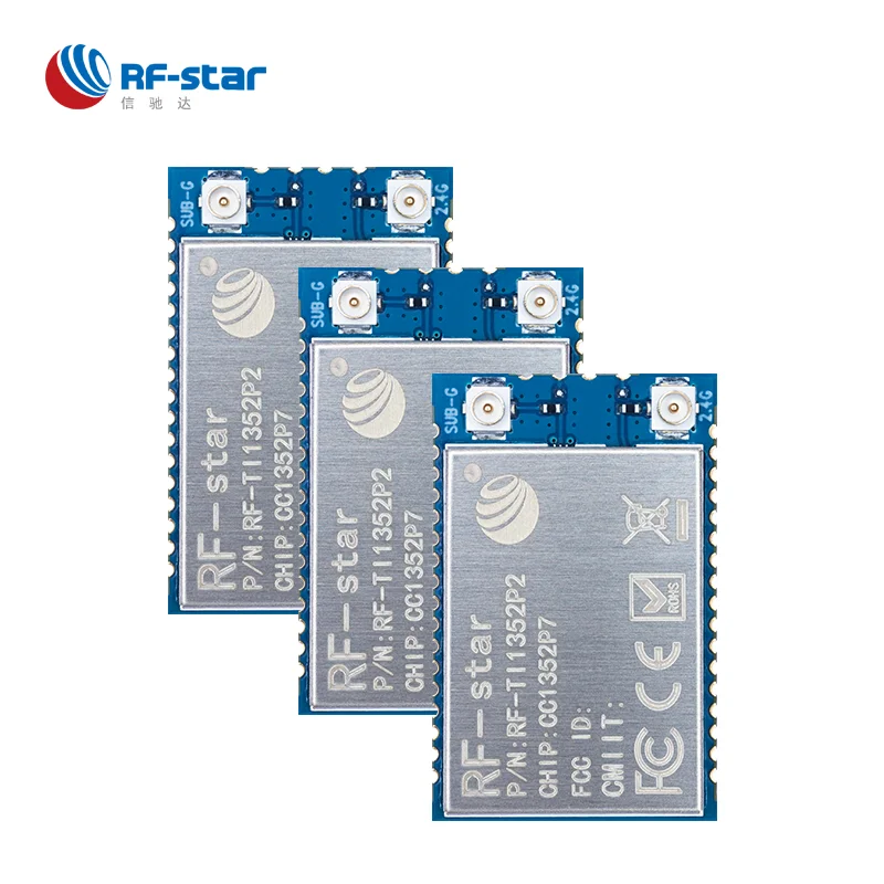 CC1352P7 868MHz 915MHz 2.4GHz 704KB Flash Multiprotocol RF Module with PA and IPEX Connectors for Grid Meters