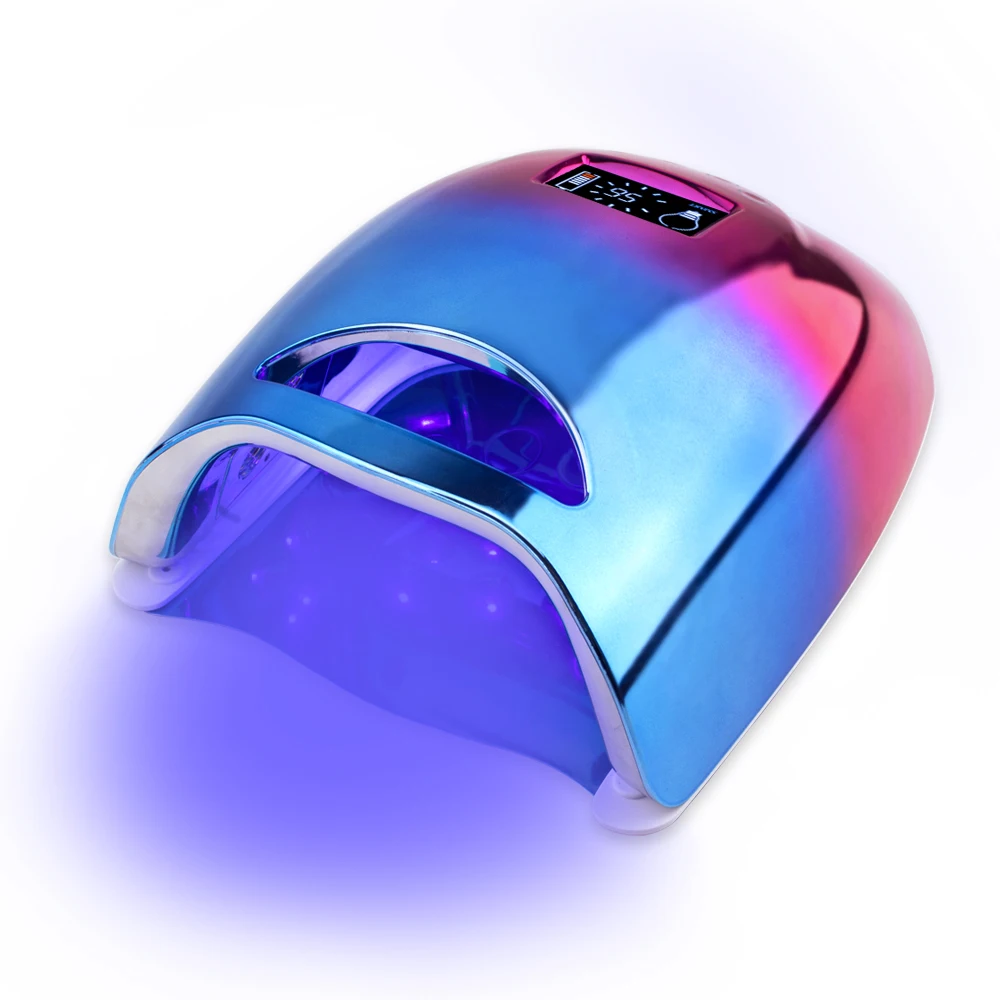 2020 new arrival 48w pro cure oem private label rechargeable cordless black uv led gel nail lamp with four display timer professional best selling pro cure rechargeable cordless 96w gel uv led nail lamp with removable base design nail dryer light