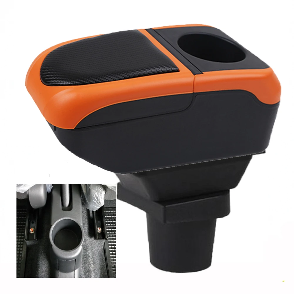 

For Car Mitsubishi Mirage Space Star Attrage Atrez Armrest Box Arm Elbow Rest Center Console Storage Case with Cup Holder USB