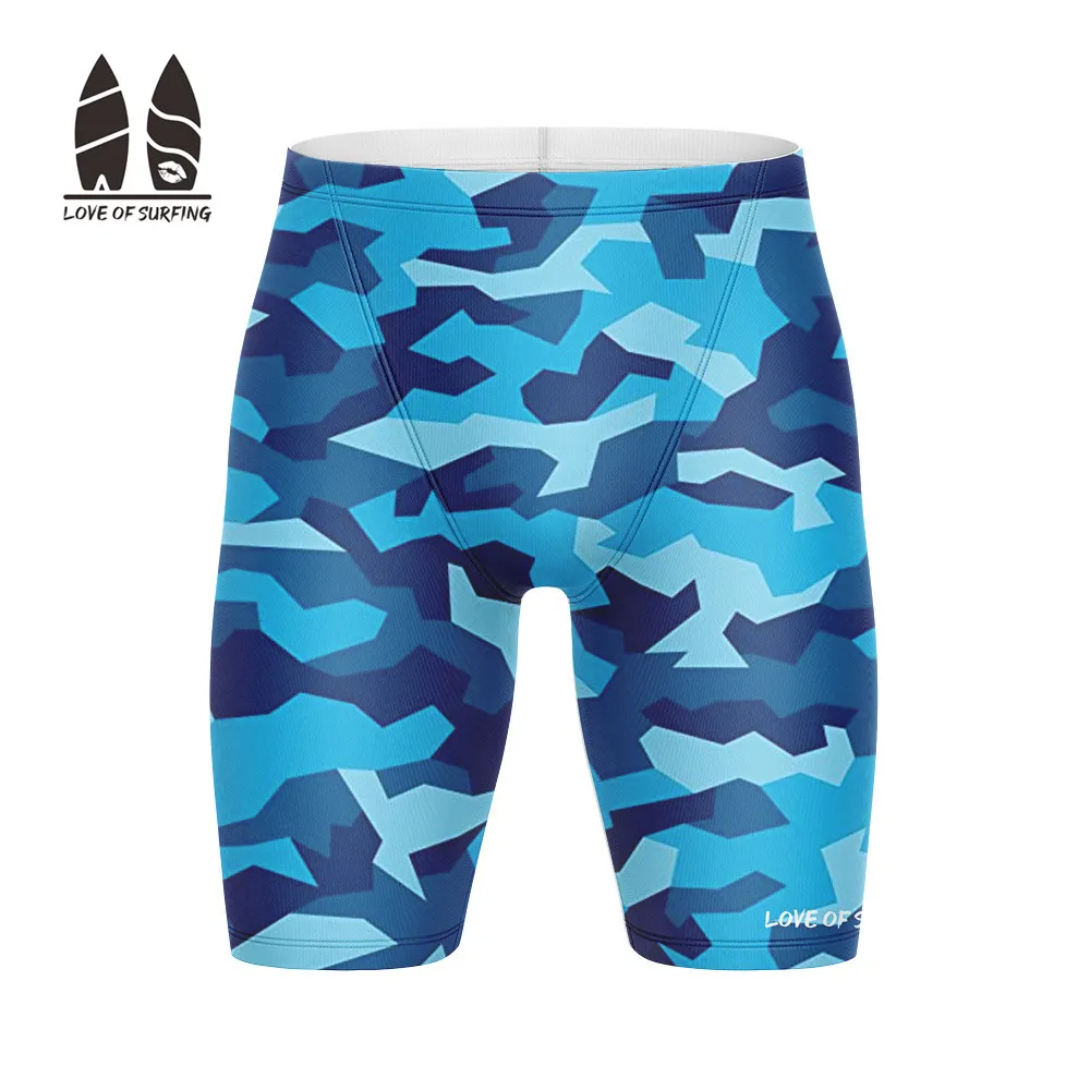 Summer Men's Shorts Swimming Jammers Quick Dry Lycra Swimsuit Beach Swimming Trunks Surfing & Beach Shorts Swim Racing
