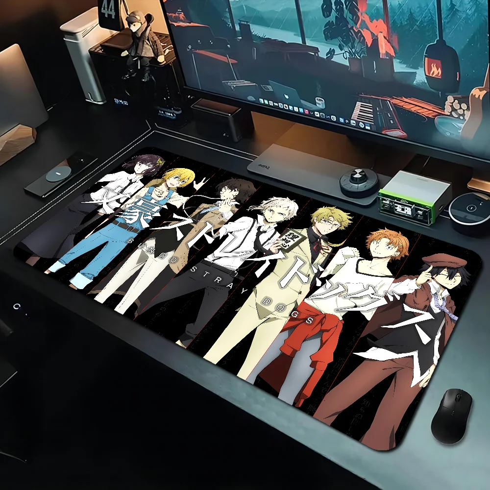 Bungo Stray Dogs Anti-Slip Table Mat Student Mousepad Gamer Computer Keyboard Pad Games Pad for PC Mouse Carpet 5