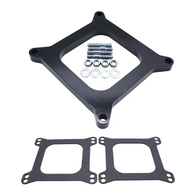 Espaciador Fenólico De Centro Abierto De 1 Pulgada Para Carburador Holley AFB Edelbrock – SBC BBC 4BBL