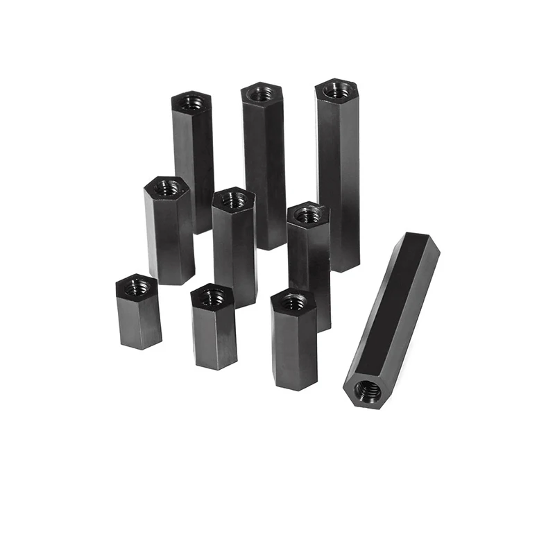 Female To Female Nylon Standoff 10-50pcs M2 M2.5 M3 M4 M5*L White Black Pcb Nylon Standoff Spacer Column Plastic Spacing Screws