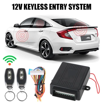 Con 2 Controller serratura della porta centrale sblocca il sistema senza chiave dell'auto telecomando alzacristalli per porte dell'auto sollevatore principale per camion 12V