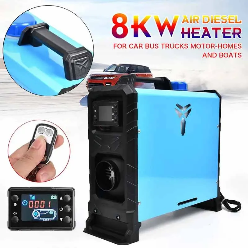 Riscaldatore Per Auto Webasto Riscaldatore Diesel Ad Aria 12V/24V 8Kw A Secco A Basso Rumore Parcheggio Heate Diesel Riscaldamento Ausiliario Autonomo