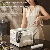 Electric Steamer Stainless Steel Intelligent Multi-function Double-layer Large-capacity Cooking Integrated Reservation Steam Pot 2