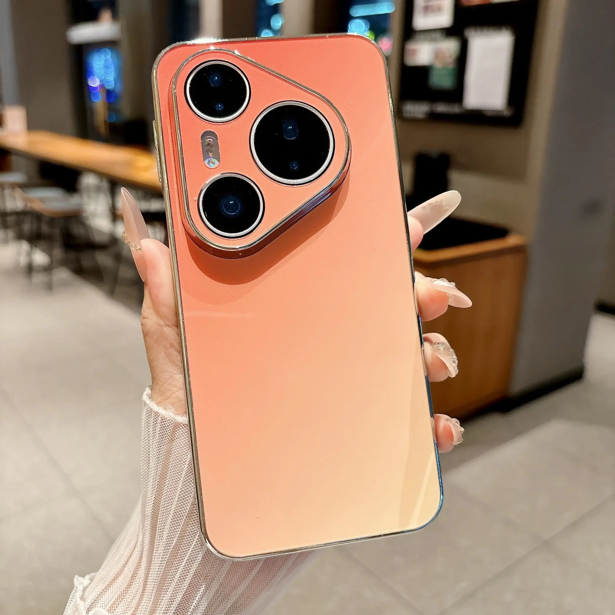 Luxury Matte Gradient Anti-Fall Shockproof Phone Case Cover