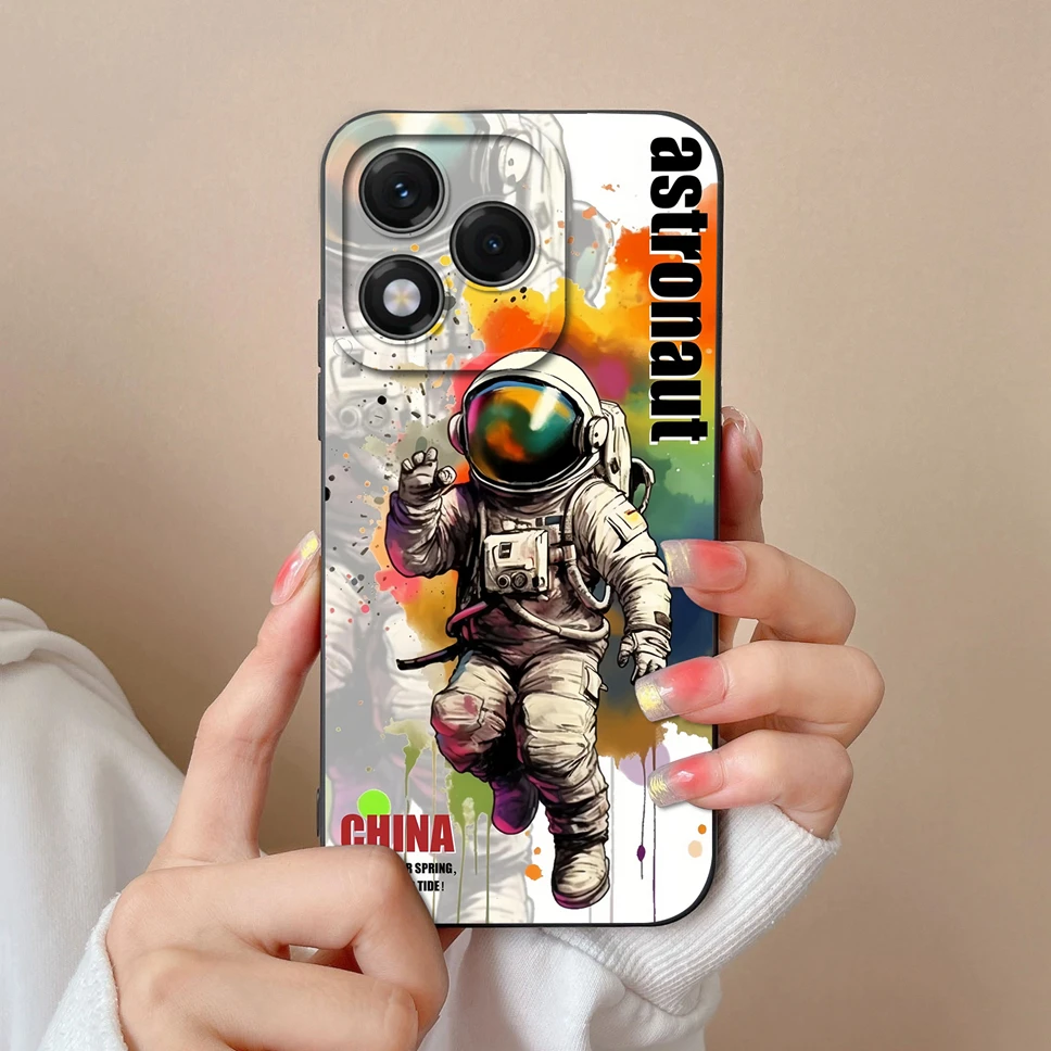 Lovely Flower Star Pattern Liquid Silicone Soft Case - High Quality Back Cover