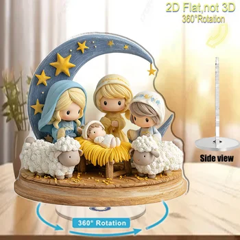 Rotating Nativity Desktop Ornament 1