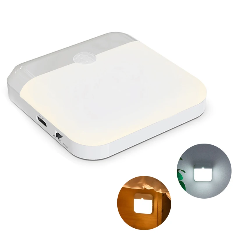 Motion Sensor Light Motion Sensor Cabinet Lights LED Closet Light Rechargeable Magnetic Under Counter Lights for Kitchen Stairs