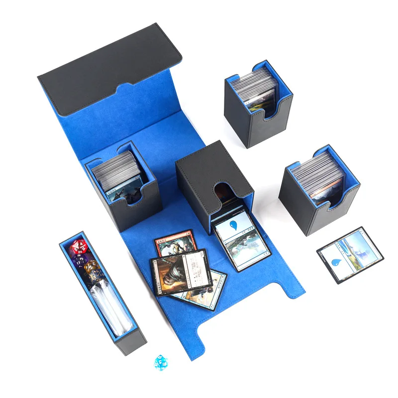 NCONCO Scatola portaoggetti per carte collezionabili, per carte collezionabili, capacità oltre 1750 carte, chiusura magnetica, porta carte per carte sportive TCG CCG