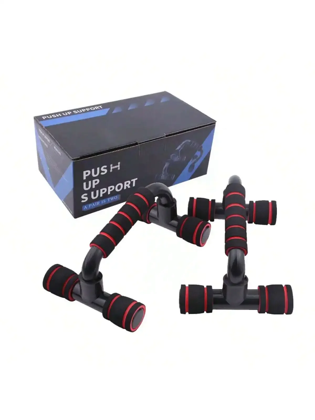 Sponge foam push ups H-shaped push ups trainer household fitness small equipment 2pcs for men and women at home