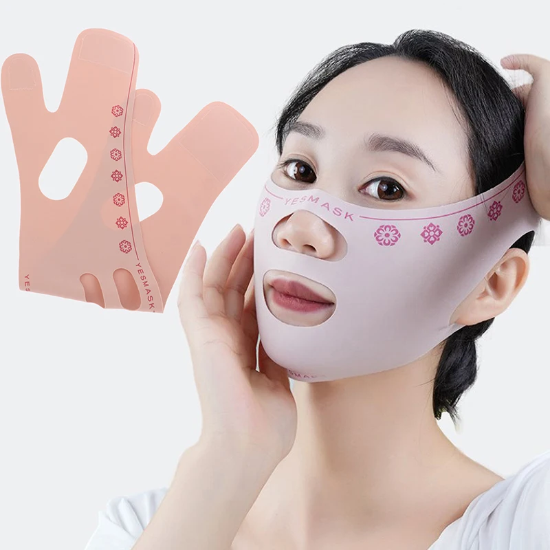 Cintura Per Fasciatura Dimagrante Per Il Viso Chin Up V Line Guancia Neck Shaper Strap Lift Mask Sculpting Face Mask Belt Sleep Beauty Massage