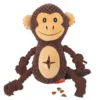 Dog Plush Toy Product With Teeth Grinding And Bite Resistant Plush Filling Squeaking And Noisy Toys Monkey Fleece Squeak Toys 1