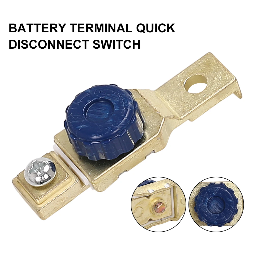 

1PC Car Motorcycle Battery Terminal Link Quick Cut-off Switch Rotary Disconnect Isolator Car Truck Parts Battery Cut-off Switch