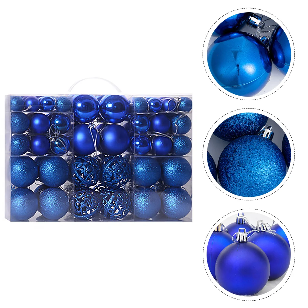 Kerstballen (2 stuks) - 15 cm grote gouden kerstballen met touw - kerstbal opknoping ornamenten - kunststof onbreekbare kerstboom kerstballen - Indoor Outdoor Vintage kerstversieringen