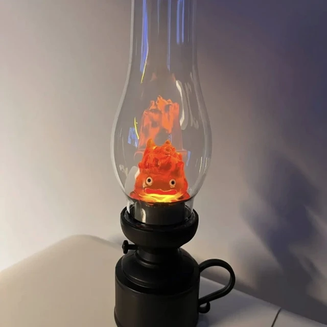 Lampe Halloween Calcifer I Veilleuse De Nuit