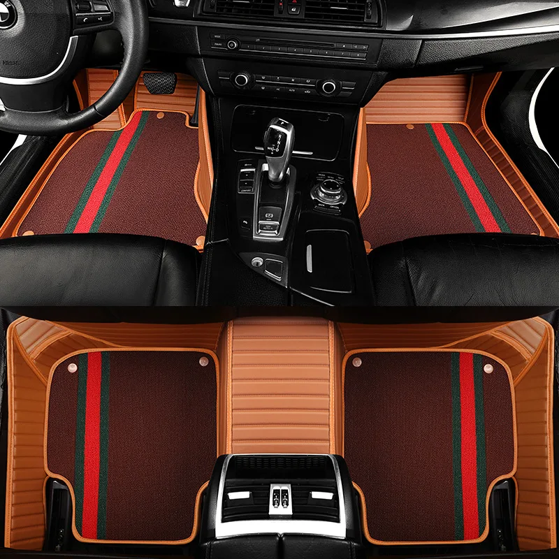 

Custom Car Floor Mats for Jaguar All Models F-PACE XJL XEL XF XE F-TYPE XK XFL auto styling car accessories