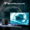 ULTIMEA 5.1.2 Sound Bar for Smart TV with Dolby Atmos, 8" Wireless Subwoofer, 4K HDR Pass-through, HDMI IN/eARC, 520W Peak Power 4