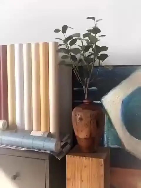Rouleau de papier peint auto-adhésif imperméable WZF, film décoratif vinyle pour meubles et armoires, imitation bois, autocollants muraux DIY pour la décoration intérieure  15