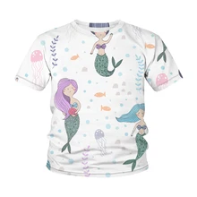 

New Cartoon Animal Abstract 3D Print T Shirt Kids Summer Casual Short Sleeve Top Unisex Fashion Loose Streetwear Children's Tee